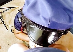 IMPREGNATE ME - Black Cop Whore Takes Intentional Jizz from HUGE White Cock