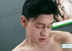 Ample Pecker Logan S Strokes Off Eyeing Queer Porno And Finishes Off!