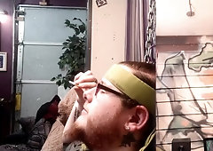 BF Showing Off His New Undies (and feeding me a load)