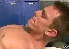 Twink Gets A Big Cock In A Locker Room