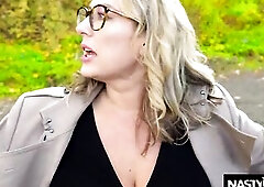 Sexy german mother I'd like to fuck with fantastic large bazookas and gigantic ass Kathy Unfathomable has sex adventure with hung stranger