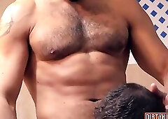 Muscle homosexual anal Sex With sex semen Flow