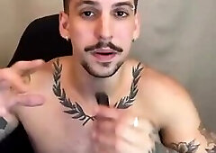 Hot fit dude and his musky armpits