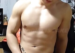 Handsome Asian Straight guy Solo