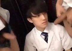 Kke0142 Three Japanese Men Mate And Have Sex With Each Other In The Kitchen