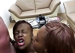 Luxurious redhead coloured bitches are scuking dong staying on their knees.