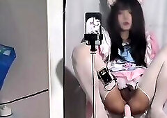 Amatuer CD Rides Her Toy