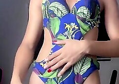 one piece bikini cum