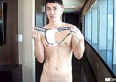 Social media twink Trevor Laster gets drilled in the shower by Marcus Tresors