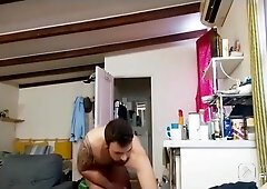 Paolo Crucitti Totally Naked And Exposed On Hidden Spy Cam For Horny