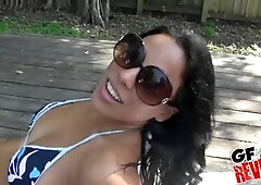 GF Leaks Outdoor POV Hardcore with Cum on Ass: Does A Body Right - Juan Largo and Young Latina Luna Star