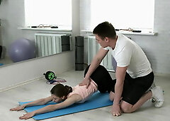 Rough assfucking practice