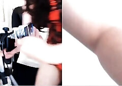 Asian American cums at 1:38 and eats it all up