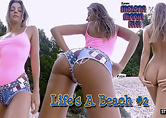 Life's A Beach #2 - Beautiful Amateur Striptease