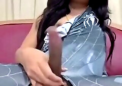 steamy ladyboy enjoys getting down