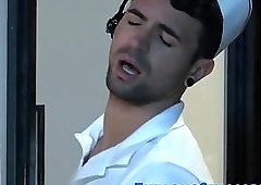 Buff dudes face jizzed on