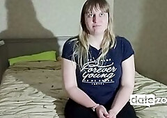 Datezone.com - Fat amateur with a large booty drilled missionary and doggy position