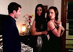 Erotic Threesome with Brunette babes - The Swinger Scene 4 - Lily Carter