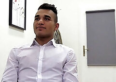 First-time POV anal with a sexy newcomer