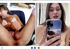 sissy gets laughed at by cam girls