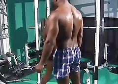 Black sportsmen cock sucking