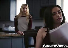 Hot Kenna James sucks and rides hard the hard cock of handsome Jay Smooth