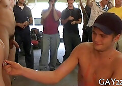 Deep-Throating His Meaty Young Beefstick