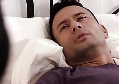 TS nurse Domino Presley fucks patient