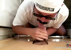 Getting a Gloryhole Ass Pounding