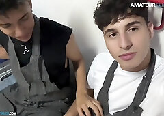 Nobody Was Supposed to Witness This Breaktime Bj !