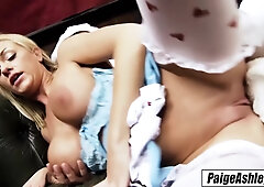 Cheating Blonde Devours Dick Fuck Machine - Paige Ashley