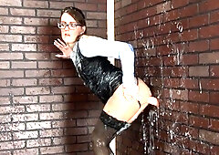 Dirty MILF drilled deep and drenched in cum at the gloryhole