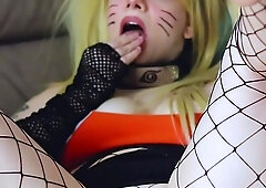 Sexy hottie Anetta Keys enjoys a solo toy masturbation