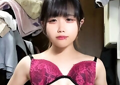 Kinky Asian teen and her sex toys