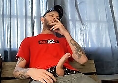 Smoker, gay step, cumshot gay