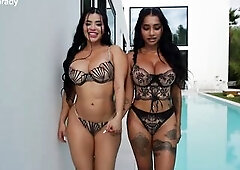 PARTICULAR SUGGEST 40%OFF -BBC SQUIRT GROUP-SEX YASMINA KHAN AND SARA RETALI VS three LARGE WEENIES