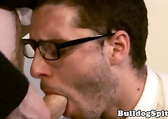 Inked officer barebacking bottoms tight ass