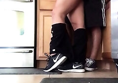 Brunette amateur blowjob and cock riding to earn some cash