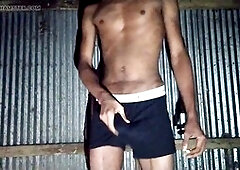 Solo, gay handjob, pornographic star