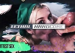 LETHAL HARDCORE - Serena Hill's Photoshoot Turns into Wild Hardcore Screw Fest