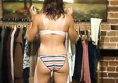 A compilation of female celebrities walking away from camera ass nude.