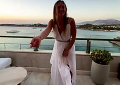 Cheating on Girlfriend with Hot Blonde Milf