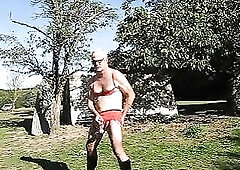 Annie as a slut outside