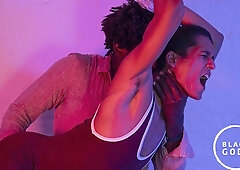 Intense anal with Matie and black god Devin Trez