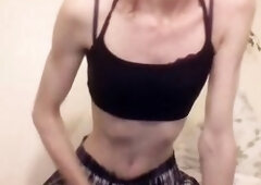 1st Movie scene! Gooning Femboy