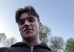 I'm not going to wait with fapping off until I get home from my hike