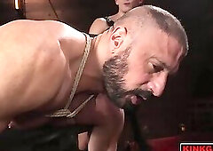 Dylan Tides continues to manhandle Marco Napoli and proclaim ownership of his cock