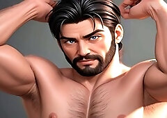 Unreal muscular cubs and stunning 3D CGI men