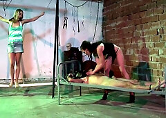 Jenny King And Liz Honey In Lucky Guy And His Friend Dominated By Their Mistress