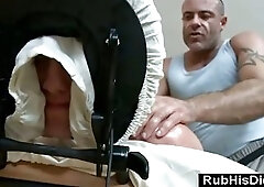 Nice massage for  guy with gay bear